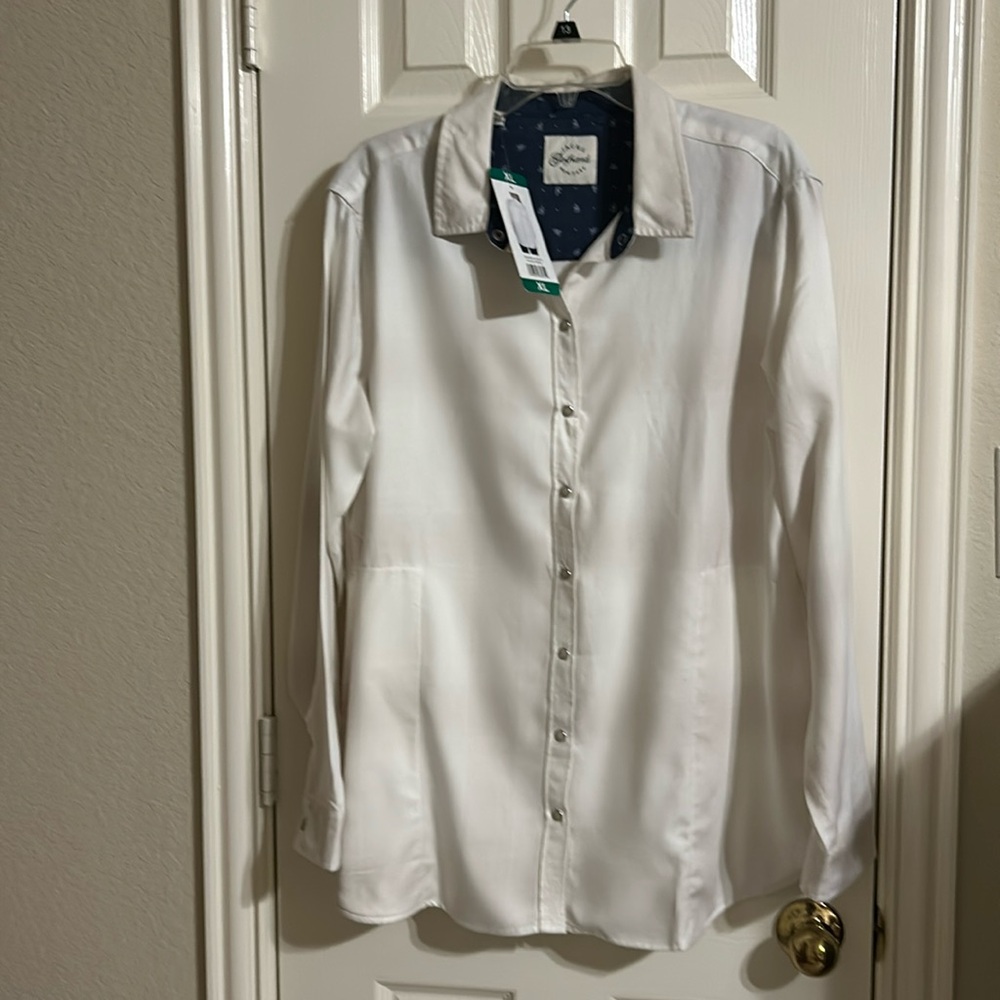 Jachs Girlfriend soft flannel shirt, size XL